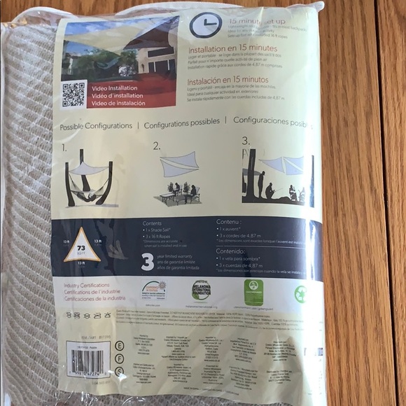 Coolaroo Shade Sail - Picture 3 of 3